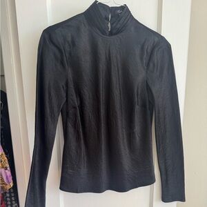Rails Black Long Sleeve Crewneck Top